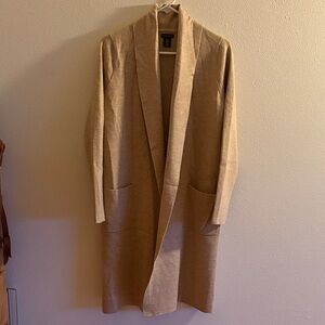 Women's Mercer & Madison Tan Open Front Long Cardigan